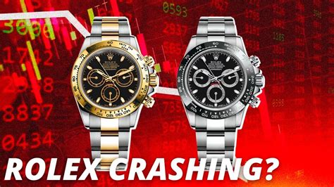 rolex price crash 2022|rolex watch market crash.